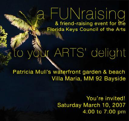 Fundraiser for Florida Keys Council of the Arts, March 10 4-7 p.m.